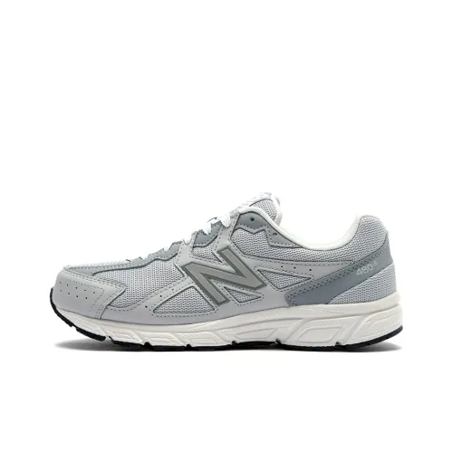 New Balance NB 480 Low Топ Повседневные Беговые Кроссовки Женские Серый Белый