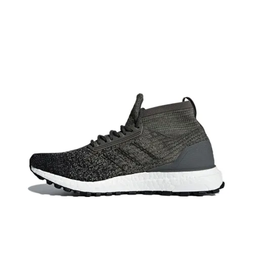 Adidas ULT Противоскользящий и Дышащий MID Топ Беговые кроссовки Мужские Коричневый Черный