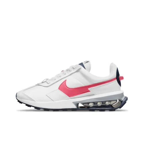 Nike Air Max Pre Day Low Топ Беговые кроссовки Женские Белый Розовый Синий