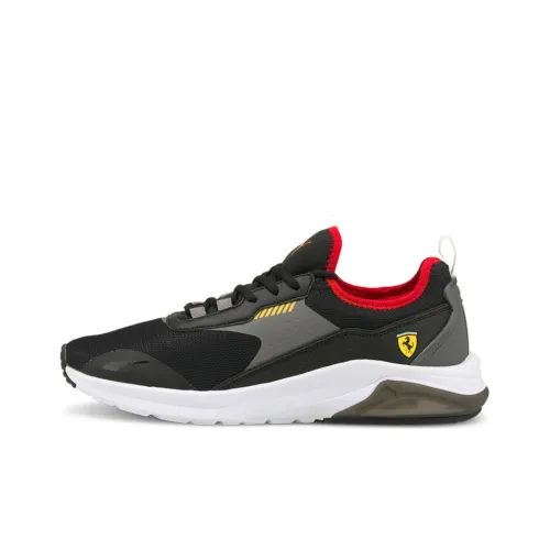 PUMA ELECTRON Противоскользящие Износостойкие Легкие Низкие Беговые кроссовки Мужские Черные Серые