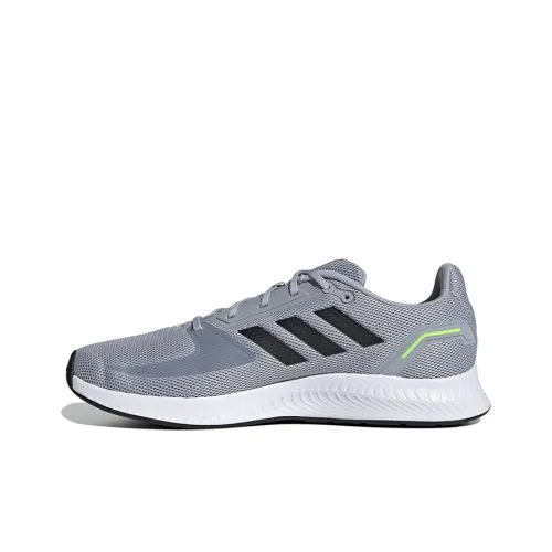 ADIDAS NEO Runfalcon 2,0 Дышащий Устойчивый к истиранию Низ Отталкивающий Низкий Топ Повседневные Беговые кроссовки Мужские Серый Черный