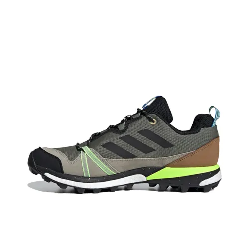 adidas Terrex Skychaser Дышащий Низкий Топ Походная обувь Мужская Серый Черный