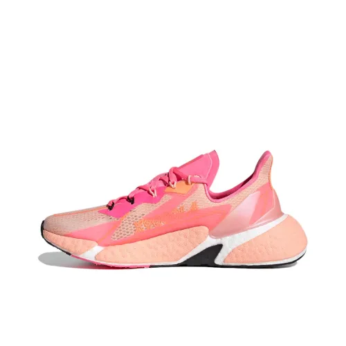 Adidas X9000l4 Дышащий Низкий Топ Повседневные Беговые Кроссовки Женские Оранжевые