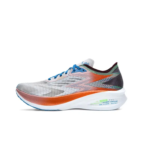 361° FLY Burning Противоскользящие Устойчивые к истиранию Низкий Топ Беговые кроссовки Мужские Белый Синий