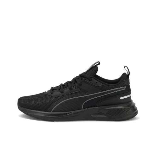 PUMA Scorch Runner Slip-resistant Abrasion-resistant Lightweight Low-Top Casual Running Shoes Unisex Black PUMA Scorch Runner Противоскользящий Устойчивый к истиранию Легкий Низкий Топ Повседневные Беговые Кроссовки Унисекс Черный