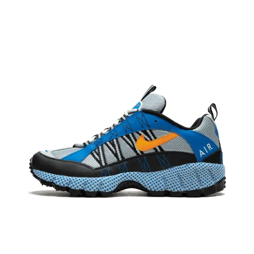 Nike Air Humara Шокабойеры Противоскользящие Устойчивые к истиранию Низкий Топ Беговые кроссовки Мужские Синий Серый Оранжевый