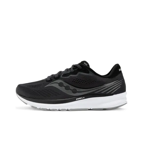 Saucony Ride Yutu 14 Low Топ Беговые кроссовки Мужской Черный