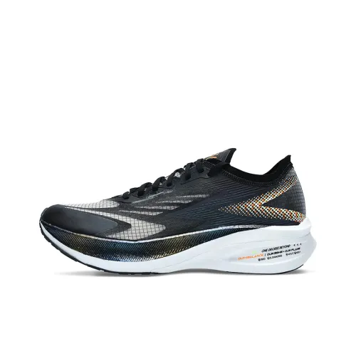 361° Feiran 1 Амортизирующие подошва Устойчивая к истиранию Низкий топ Беговые кроссовки Мужской Черный Белый