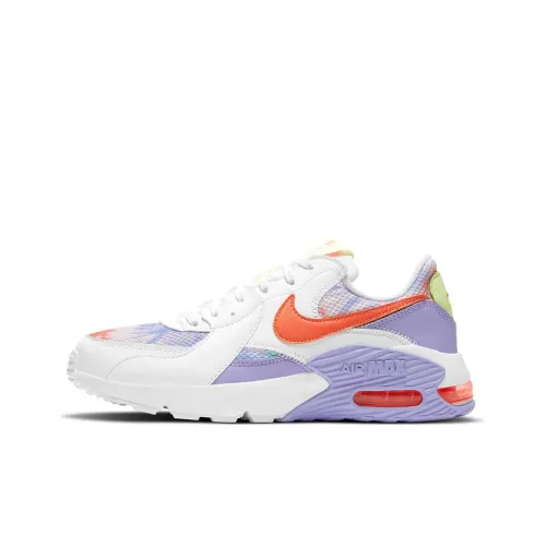 Nike Air Max Excee Low Беговые кроссовки Топ Женские Белый Оранжевый Фиолетовый
