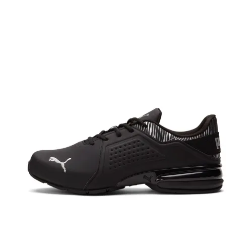 PUMA Viz Runner Slip Resistant Abrasion Resistant Низкий Топ Беговые кроссовки Мужской Черный