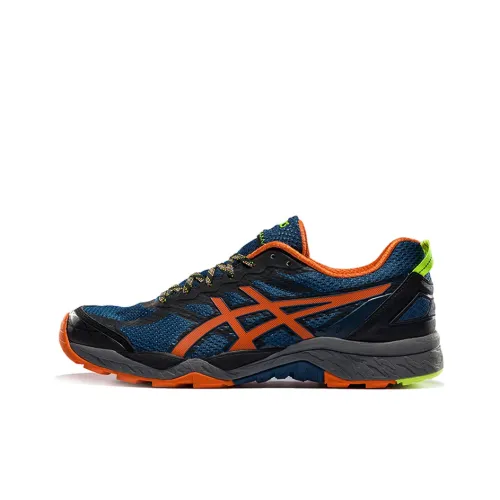 Asics Gel FujiTrabuco 7 Кроссовки для трейлраннинга Мужские Синие Оранжевые