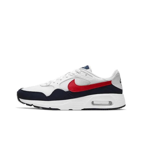 Nike Air Max SC Low Топ Повседневные Беговые Кроссовки Мужские Белые Синие Красные