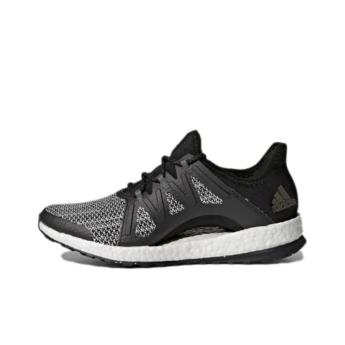 Adidas Pureboost Slip-resistant Abrasion-resistant Shock Absorbers Low Top Беговые кроссовки Женские Черный