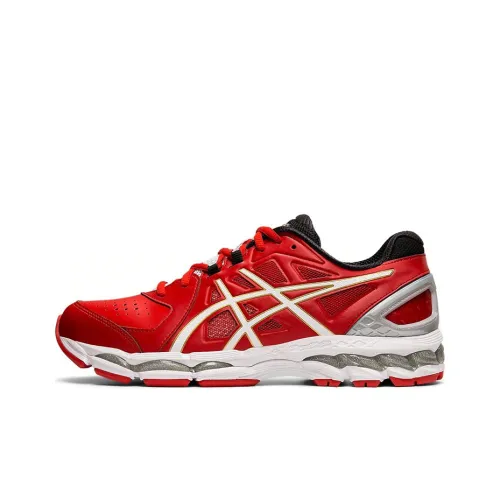Asics GT 800 Low Топ Беговые кроссовки Мужские Красные Белые