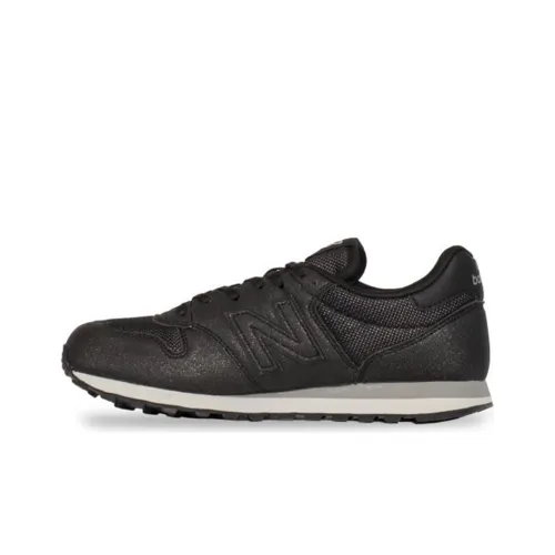 New Balance NB 500 Low Топ Беговые кроссовки Женские Классический черный