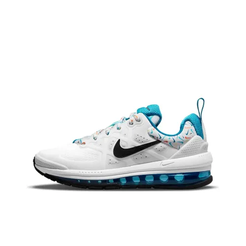 Nike Air Max Genome Low Топ Повседневные Беговые Кроссовки Женские Белый Синий Черный