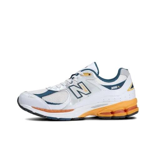 New Balance NB 2002R Low Топ Тренировочные Беговые Кроссовки Унисекс Белый Оранжевый