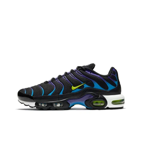 Nike Air Max Plus Low Топ Беговые кроссовки Унисекс Черный Синий Фиолетовый