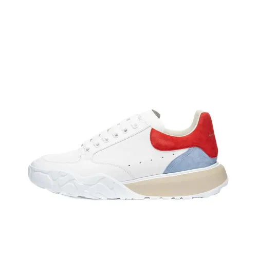 Alexander McQueen Court Trainer Low Топ Скейтборд Кроссовки Мужские Белые