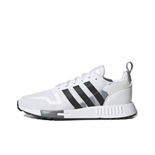 Adidas Originals MULTI Slip-Resistant и Breathable Low-Top Marathon Беговые кроссовки Unisex Белый Черный