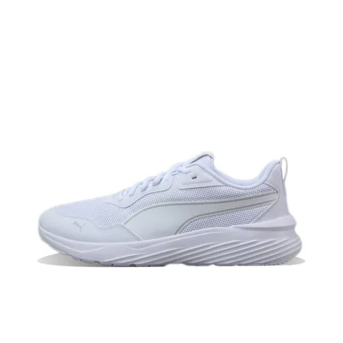 PUMA Supertec Амортизаторы Ударопрочный Устойчивый к истиранию Легкий Низкий Топ Беговые кроссовки Унисекс Белый Спортивный