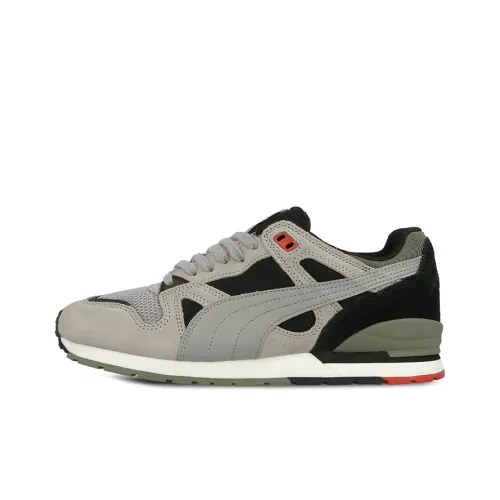 PUMA Duple Shock Absorbers Slip-Resistant Abrasion-Resistant Low-Top Беговые кроссовки Унисекс Серый Черный Зеленый