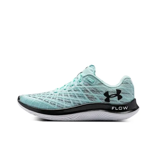 Under Armour Flow Velociti Wind Low Топ Повседневные Беговые Кроссовки Женские Космический Синий
