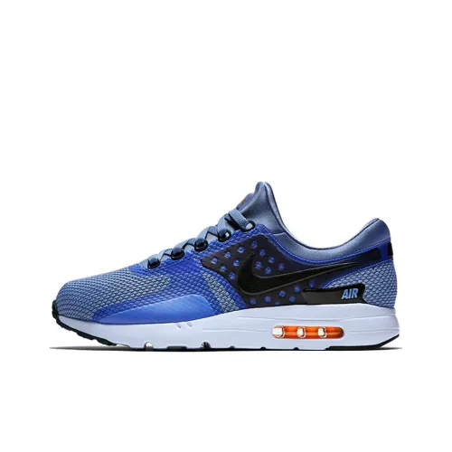 Nike Air Max ZERO Low Топ Беговые кроссовки Мужской Синий Оранжевый