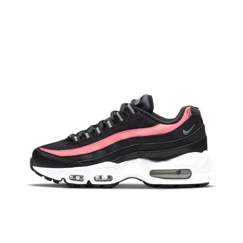 Nike Air Max 95 Low Топ Беговые кроссовки Женские Черный Розовый