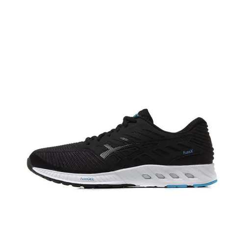 Asics Fuze Аbrasion Resistant Низкий Топ Беговые кроссовки Мужские Черные Синие