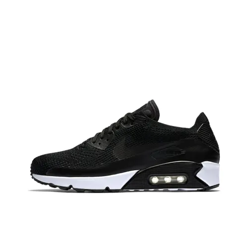 Nike Air Max 90 Low Топ Марафон Беговые кроссовки Мужской Черный белый