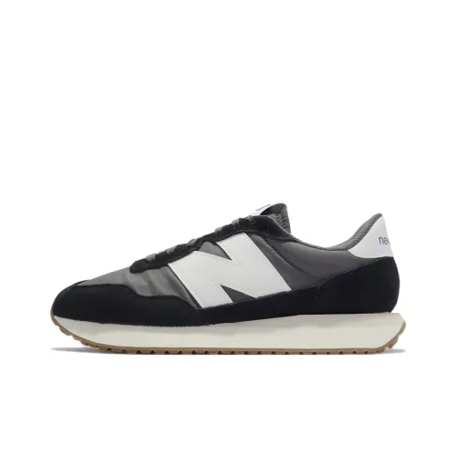 New Balance NB 237 Low Топ Марафон Беговые кроссовки Унисекс Черный Белый
