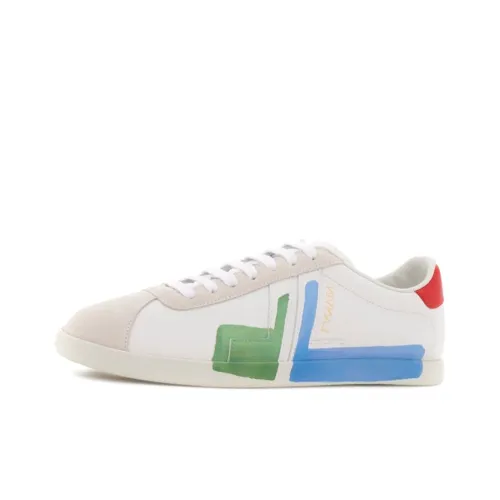 Lanvin Glen Low Топ Скейтборд Кроссовки Женские Синие Белые