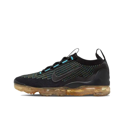 Nike VaporMax 2021 Low Топ Повседневные Беговые Кроссовки Мужские Черные
