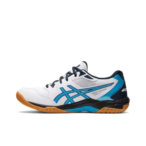 Asics Gel Rocket 10 Low Топ Беговые кроссовки Мужские Белый Синий