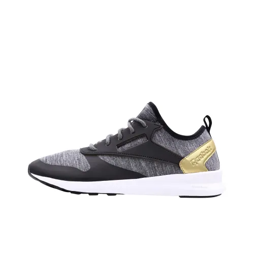 Reebok Runner Hm Fl Low Топ Беговые кроссовки Унисекс Черный Серый Белый