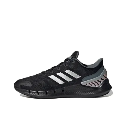 Adidas Climacool Ventania Short Resistant Breathable Lightweight Low-Top Беговые кроссовки Унисекс Черный Серый Серебряный