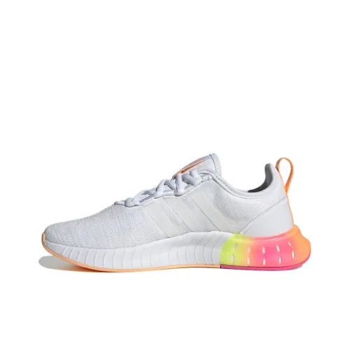 ADIDAS NEO Kaptir Super Дышащие Низкие Беговые Кроссовки Женские Белые Желтые