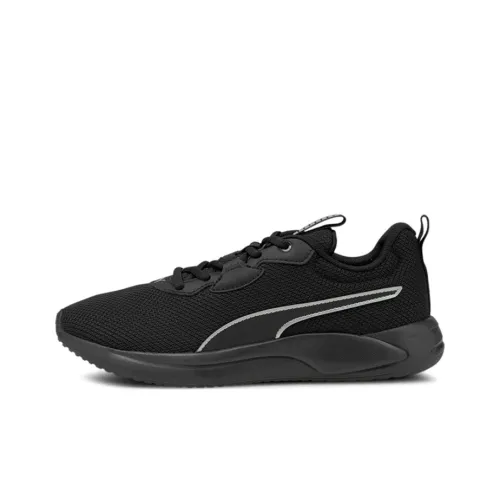 PUMA Resolve Smooth Шокабойеры Противоскользящие Устойчивые к истиранию Дышащие Низкие Беговые кроссовки Женские Черные