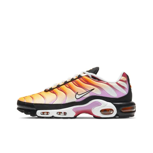 Nike Air Max Plus Low Топ Беговые кроссовки Мужские Оранжевый Фиолетовый Черный