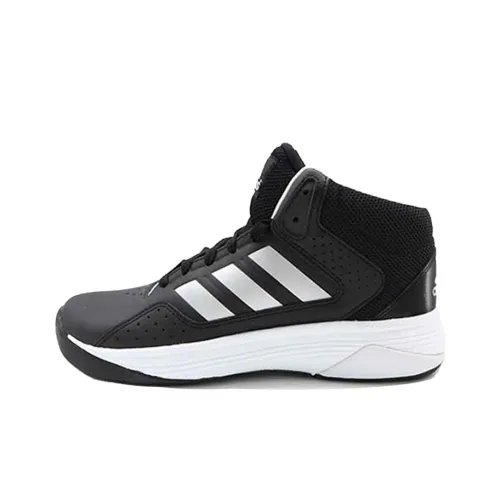 Adidas Cloudfoam Аbrasion Resistant Slip Resistant MID Топ Marathon Беговые кроссовки Мужской Черный