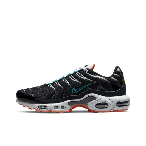 Nike Air Max Plus Low Top Marathon Беговые кроссовки Мужские Черный Белый Синий