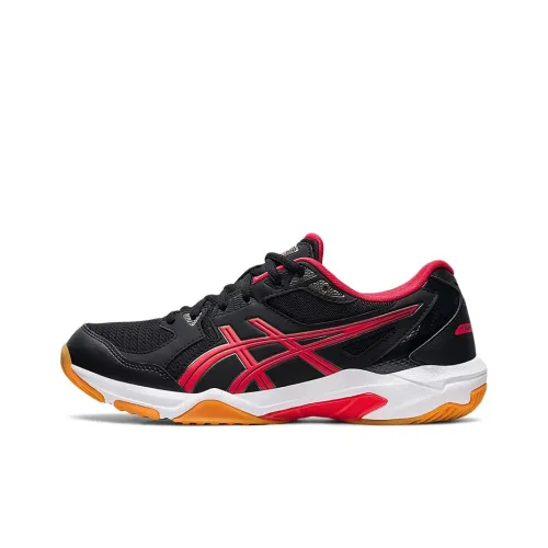 Asics Gel Rocket 10 Low Топ Беговые кроссовки Мужские Черные Красные