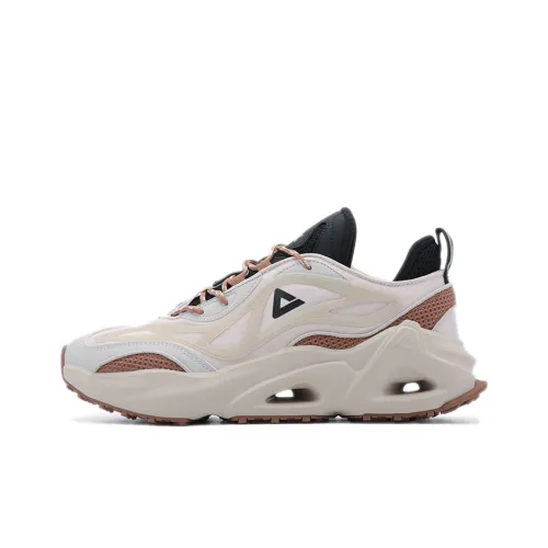 PEAK You Ye Slip-resistant Abrasion-resistant Low Top Беговые кроссовки Мужские Cool Light Gray