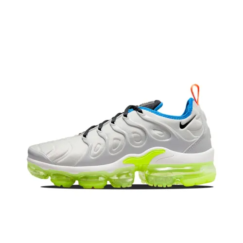 nike Vapormax Plus Low Топ Air cushion Беговые кроссовки Женские Белый Серый Зеленый