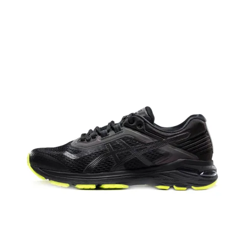 Asics GT 2000 6 LITE SHOW Устойчивый к истиранию Низкий Топ Беговые кроссовки Мужской Черный
