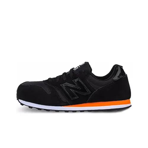 New Balance NB 373 Low Топ Марафон Беговые кроссовки Унисекс Черный Оранжевый Белый