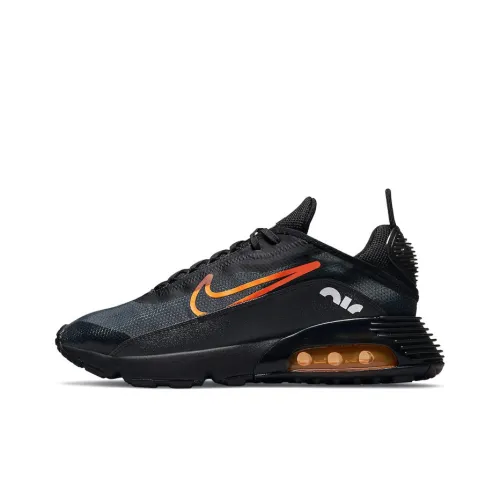 Nike Air Max 2090 Low Беговые кроссовки Мужские Черные и Оранжевые