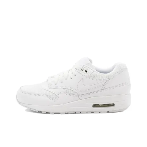 Nike Air Max 1 Low Топ Повседневные Беговые Кроссовки Женские Белые