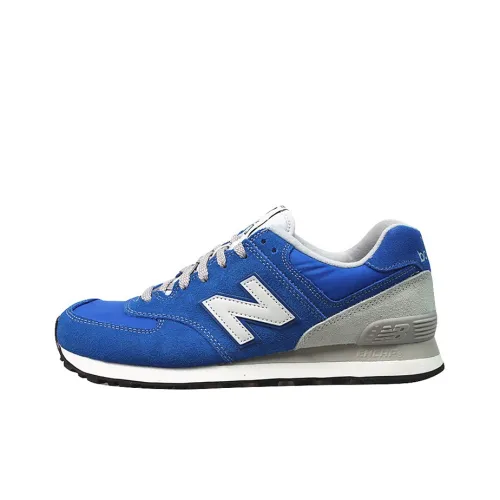 New Balance NB 574 Low Топ Повседневные Беговые Кроссовки Унисекс Аква Синий